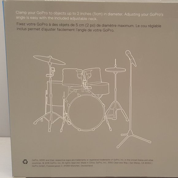 GoPro JAWS Flex Clamp Works w/ ALL GoPro Cameras Boxed 🆕 - Picture 2 of 6